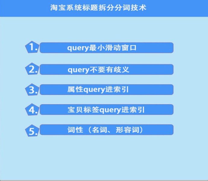 淘宝搜索关键词拆分原理和标题打造
