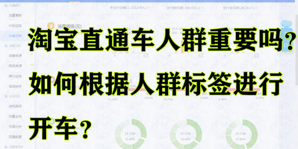 淘宝店铺人群标签怎么优化 淘宝店铺人群标签怎么优化
