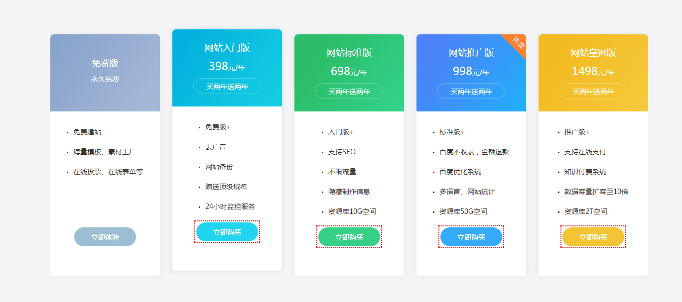 网站设计报价明细表 网站设计报价明细表
