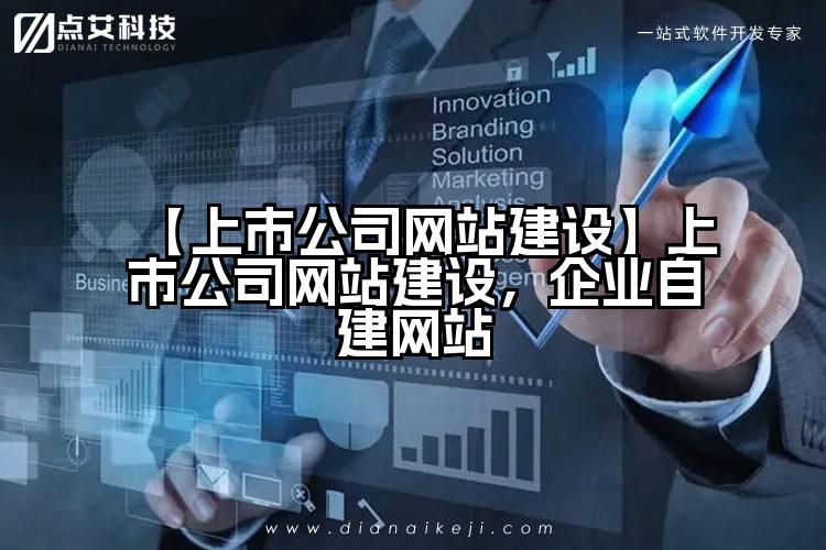 【上市公司网站建设】上市公司网站建设，企业自建网站