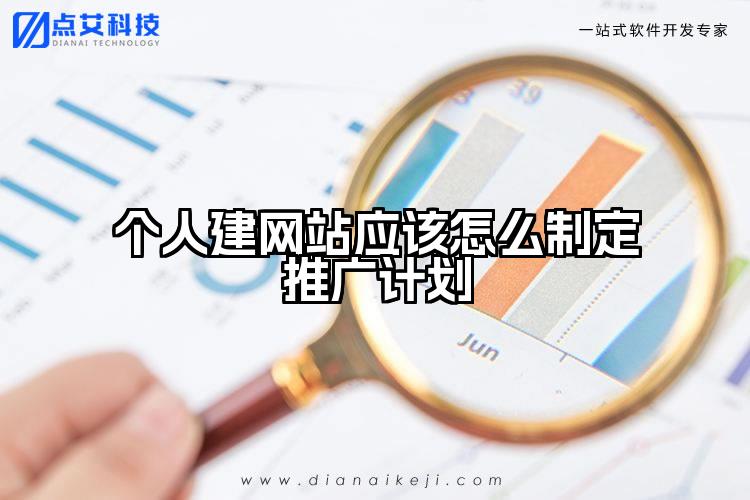 个人建网站应该怎么制定推广计划