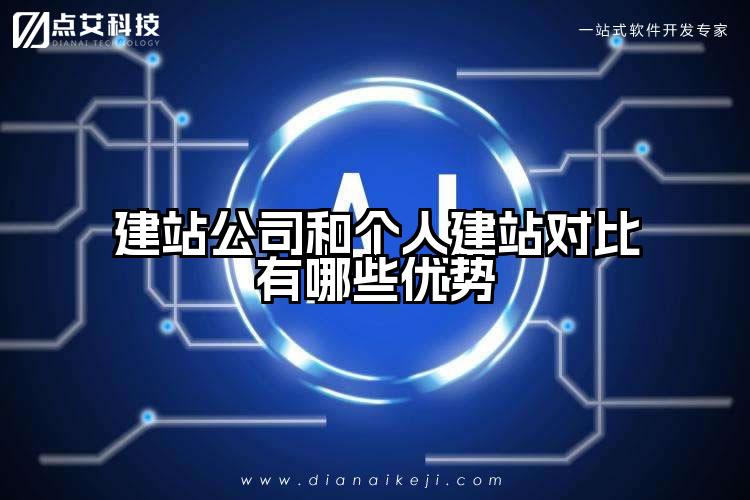建站公司和个人建站对比有哪些优势