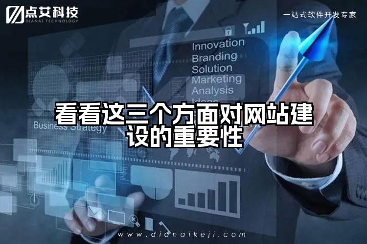 看看这三个方面对网站建设的重要性