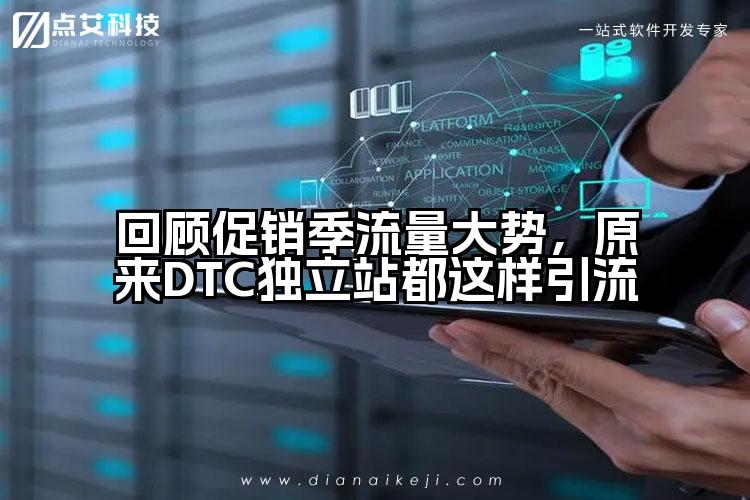 回顾促销季流量大势,原来DTC独立站都这样引流