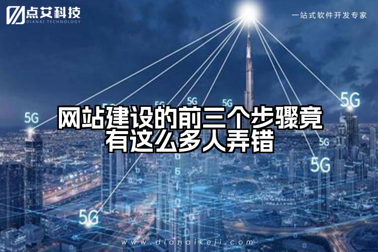 网站建设的前三个步骤竟有这么多人弄错