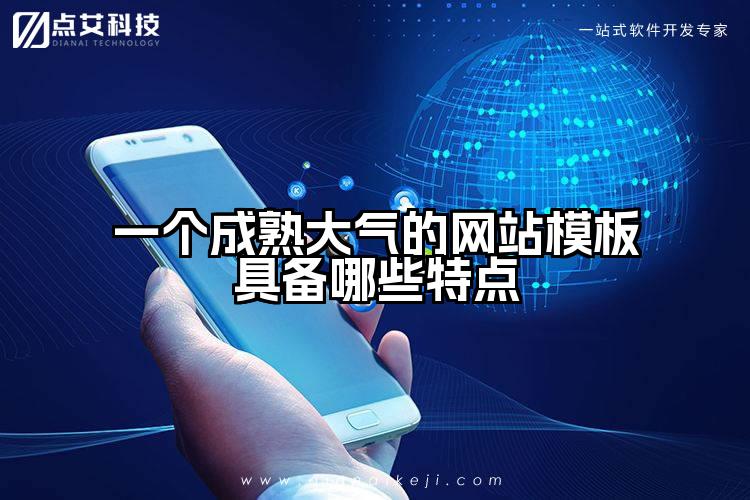 一个成熟大气的网站模板具备哪些特点