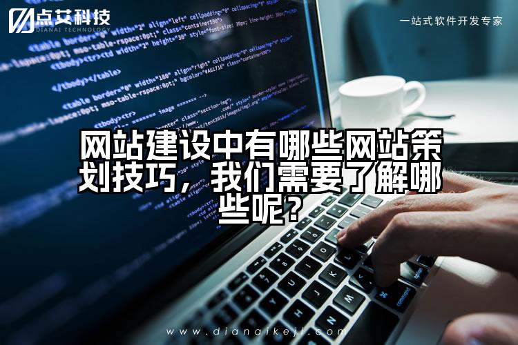 网站建设中有哪些网站策划技巧，我们需要了解哪些呢？