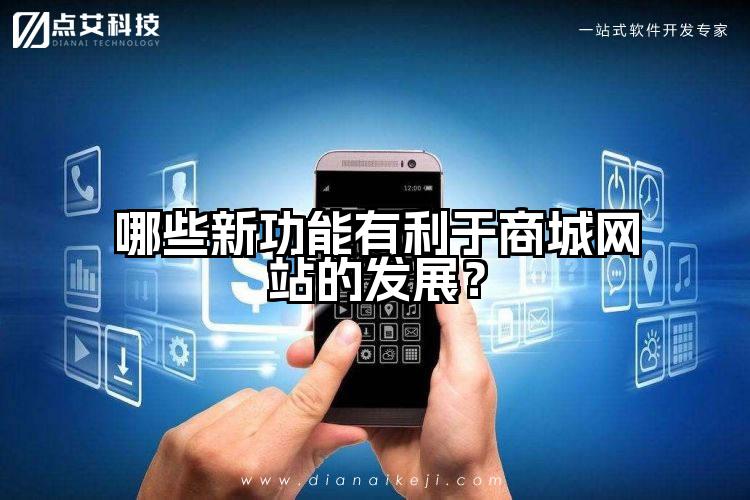 哪些新功能有利于商城网站的发展？