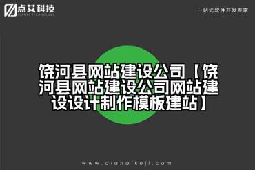 饶河县网站建设公司【饶河县网站建设公司网站建设设计制作模板建站】