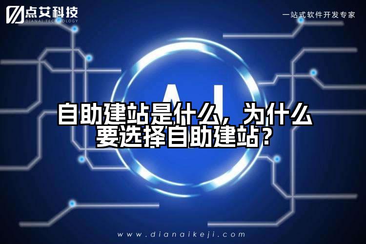 自助建站是什么,为什么要选择自助建站?