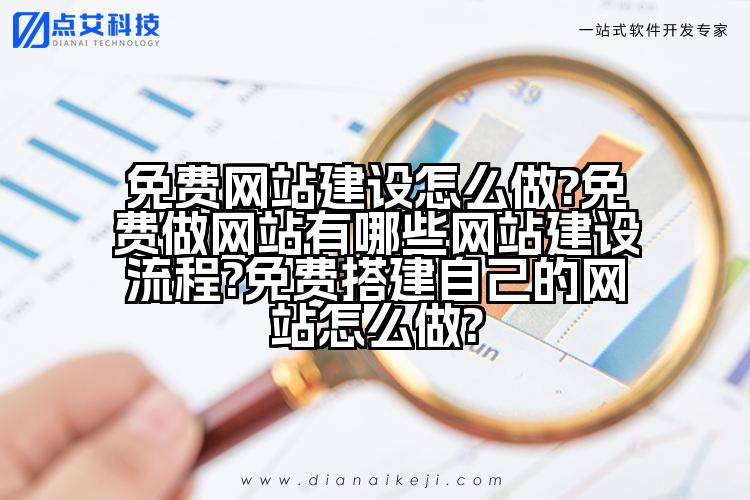 免费网站建设怎么做?免费做网站有哪些网站建设流程?免费搭建自己的网站怎么做?