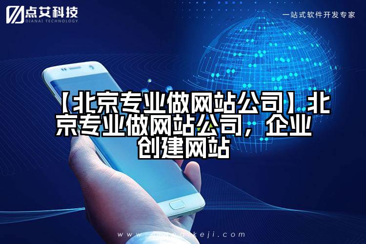 【北京专业做网站公司】北京专业做网站公司，企业创建网站