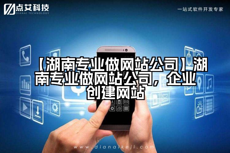 【湖南专业做网站公司】湖南专业做网站公司,企业创建网站