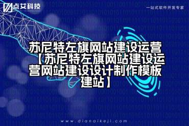 苏尼特左旗网站建设运营【苏尼特左旗网站建设运营网站建设设计制作模板建站】