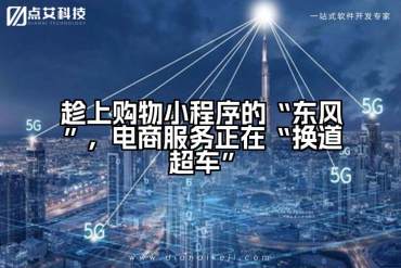 趁上购物小程序的“东风”，电商服务正在“换道超车”