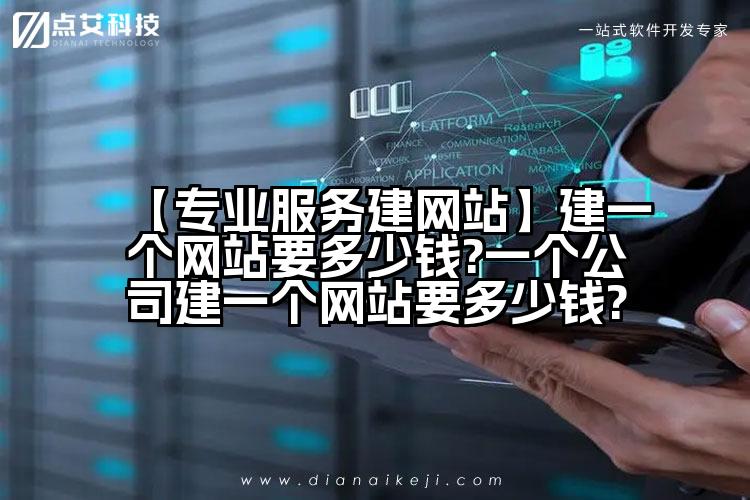 【专业服务建网站】建一个网站要多少钱?一个公司建一个网站要多少钱?