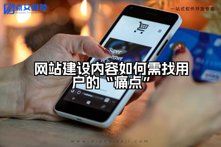 网站建设内容如何需找用户的“痛点”