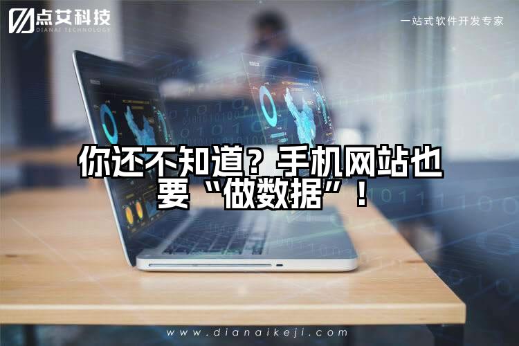 你还不知道?手机网站也要“做数据”!