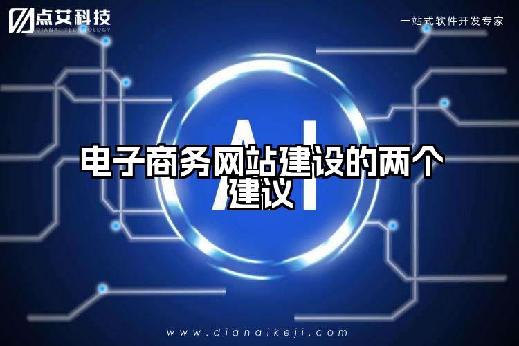 电子商务网站建设的两个建议