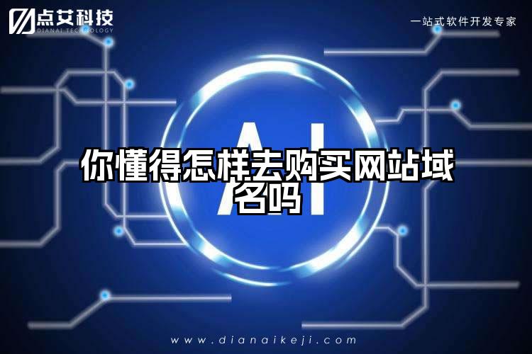 你懂得怎样去购买网站域名吗