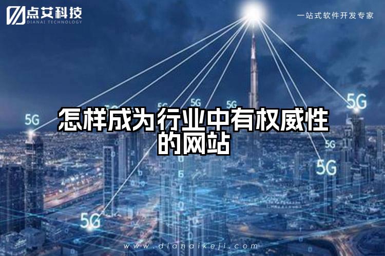怎样成为行业中有权威性的网站