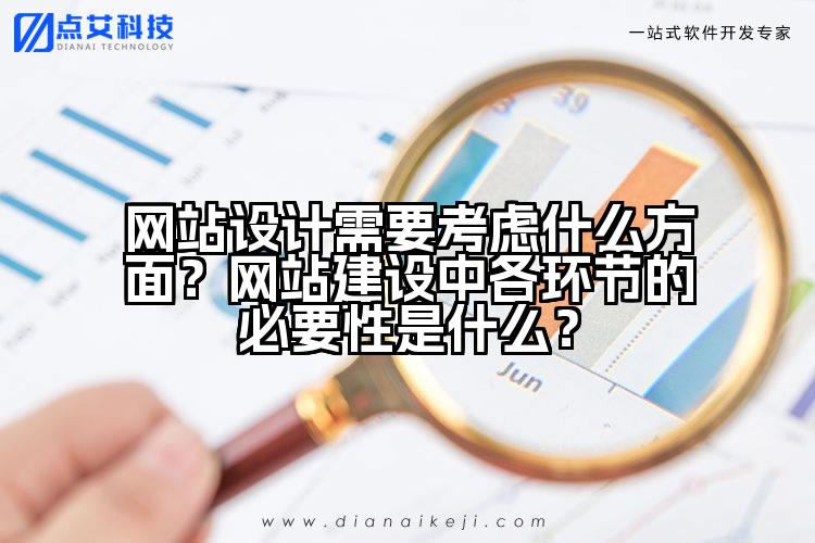 网站设计需要考虑什么方面?网站建设中各环节的必要性是什么?