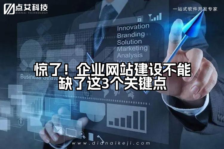 惊了!企业网站建设不能缺了这3个关键点