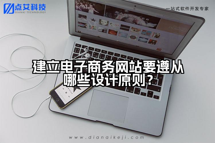 建立电子商务网站要遵从哪些设计原则？