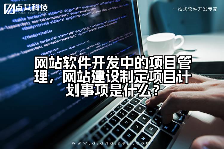 网站软件开发中的项目管理,网站建设制定项目计划事项是什么?