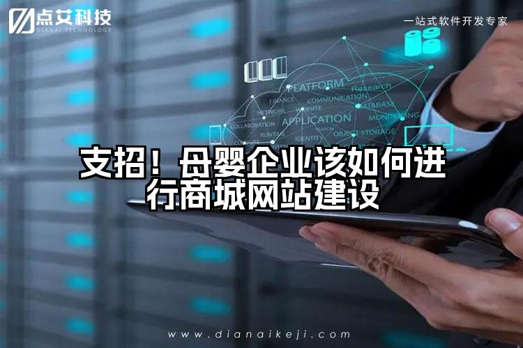 支招!母婴企业该如何进行商城网站建设