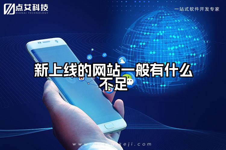 新上线的网站一般有什么不足