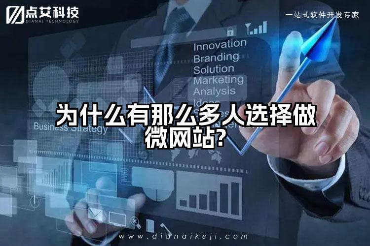 为什么有那么多人选择做微网站?