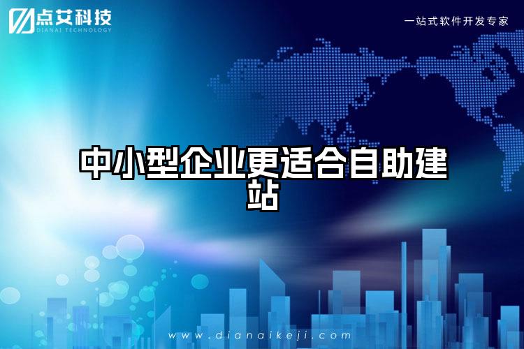 中小型企业更适合自助建站