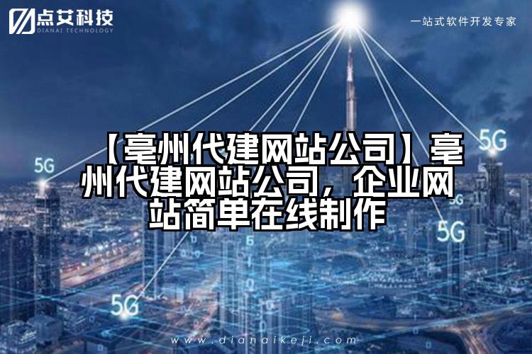 【亳州代建网站公司】亳州代建网站公司,企业网站简单在线制作