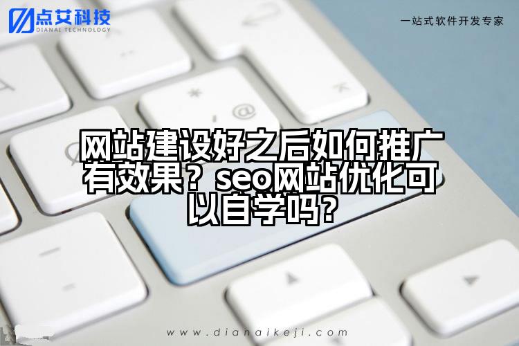 网站建设好之后如何推广有效果?seo网站优化可以自学吗?