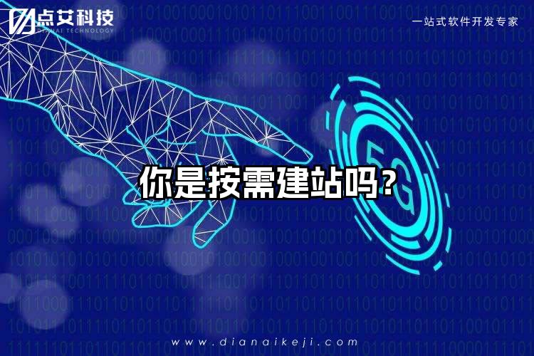 你是按需建站吗？