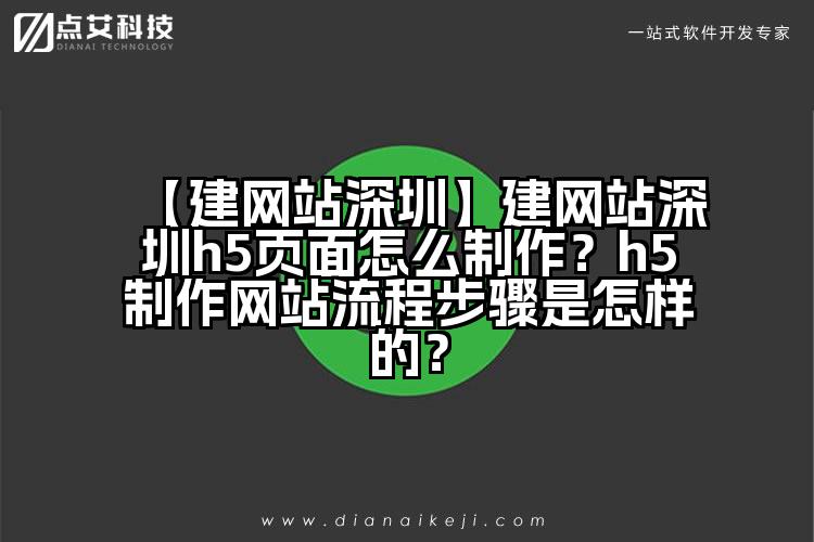 【建网站深圳】建网站深圳h5页面怎么制作？h5制作网站流程步骤是怎样的？